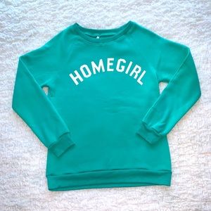 Teal Crewneck